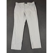 Banana Republic Sloan Fit Pants Womens 2P Gray White Micro Pattern Sloan Fit