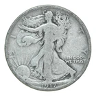 1917-S REV Walking Liberty Half Dollar CIRC 90% Silver *0329