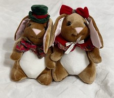 Rabbit Ears Prod., Vintage Toys R Us 1985 Velveteen Rabbit Christmas Plush Set
