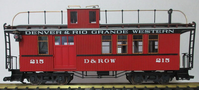 LGB 4075 Rio Grande Long wood Caboose Lehmann w/ Metal Wheels | eBay