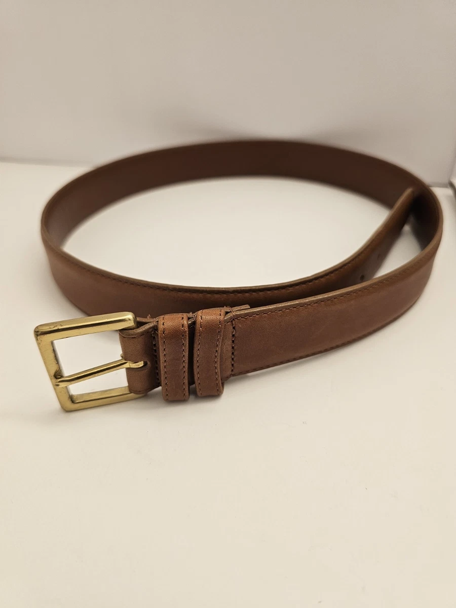 Vintage Coach 7600 British Tan Leather Belt Size 32 Classic  display picture 3