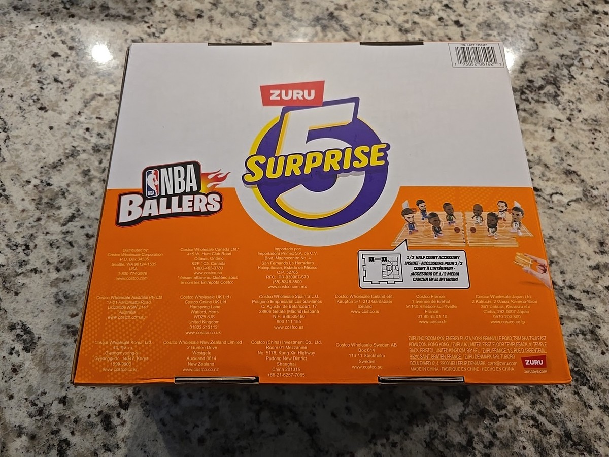 4-pack Zuru 5 Surprise NBA Ballers Series 2 Collectible Figure