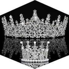Crowns for Women - Tiaras for Women Crystal Queen Crown for Birthday Costume Par