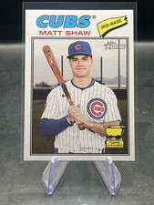 2026 Topps Heritage #299 Matt Shaw Cubs Base RC MLB