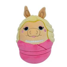 Disney The Muppets Miss Piggy 8 Inch Plush Stuffed Animal Pink Dress Blonde Hair