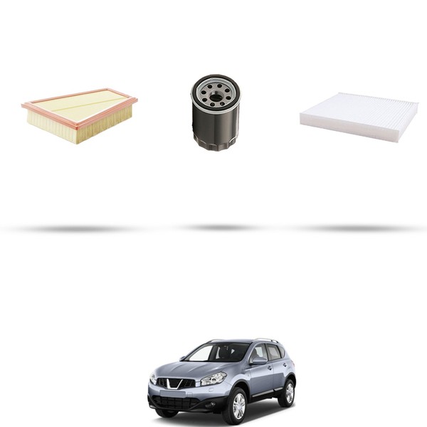Hoffcar Wartungskit - 3 Filter FüR Nissan Qashqai (J10E, JJ10E) 2.0 104Kw Ab 2-image