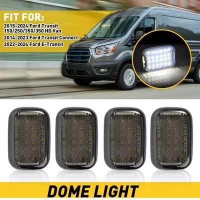 4X Interior Cargo LED Dome Lights Fit 15-24 Ford Transit 150/250/350/350 HD Van