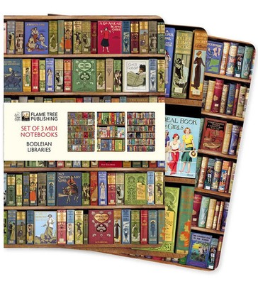 Bodleian Libraries Set of 3 MIDI Notebooks | Flame Tree Publishing | Englisch