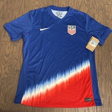 NWT Nike Dri-Fit Men Medium USA USMNT Tie Dye 2024 Away Soccer Jersey FJ4277-417