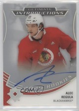 2020-21 Upper Deck Ultimate Collection Introductions Alec Regula #UI-58 Auto 4p5