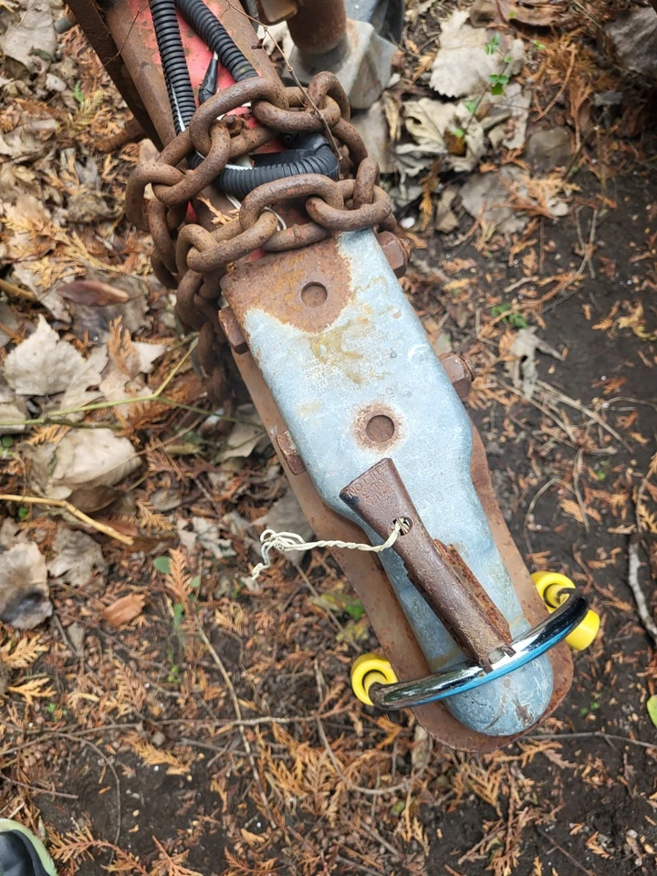 重型剪刀升降拖车需要工作但坚固无标题仅销售清单 — 第 3/4 张图片