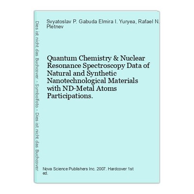 Quantum Chemistry & Nuclear Resonance Spectroscopy Data of Natural and Synthetic
