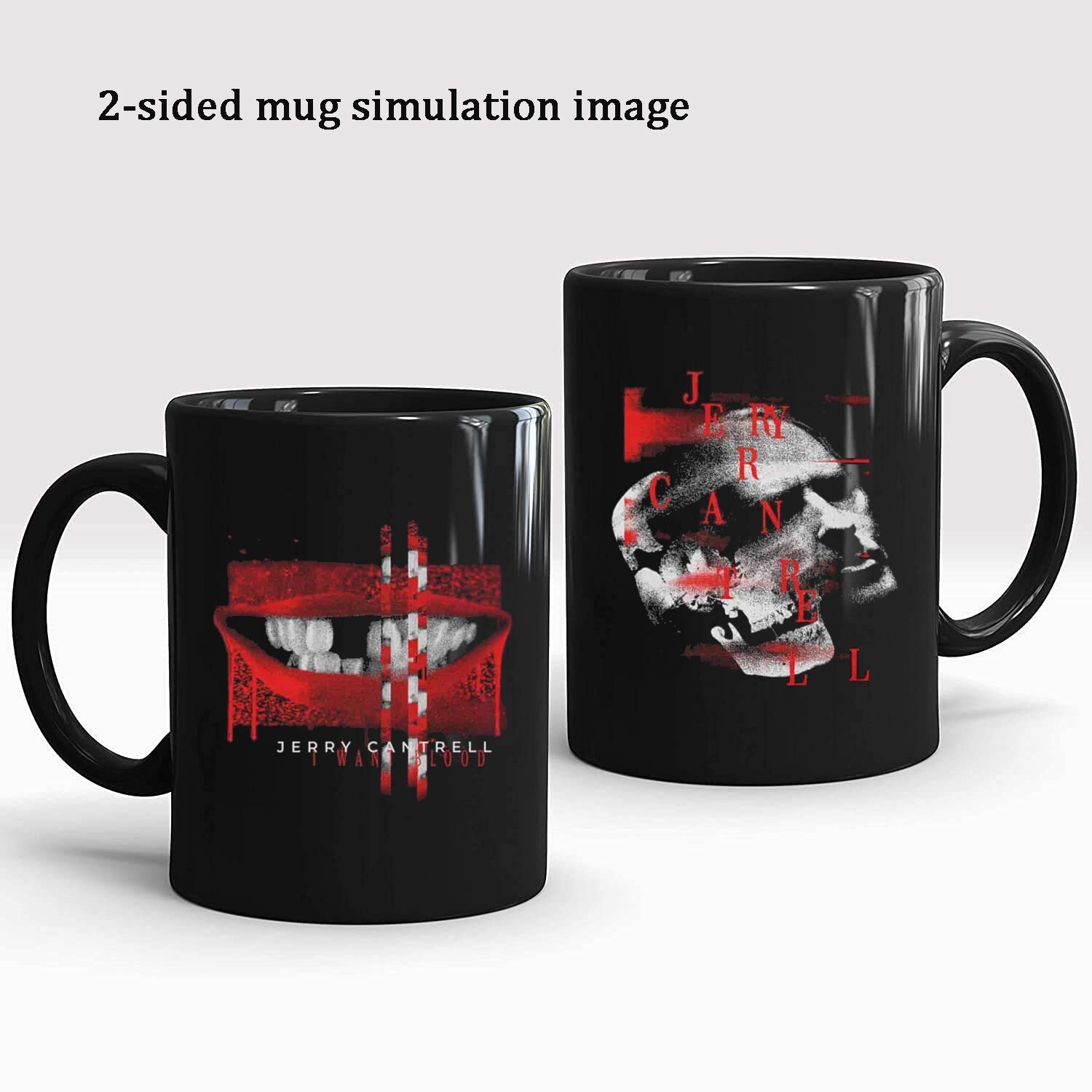 Jerry Cantrell 2025 I Want To Blood Tour Collectible Mug