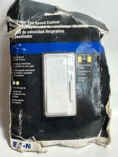 Eaton Decorator Fan Speed Control DFS15P1-C2 Outlet
