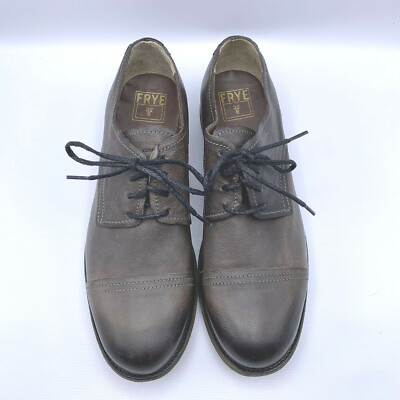 Frye Johnny 84565 Mens Brown Leather Cap Toe Oxford Shoe Size 13D