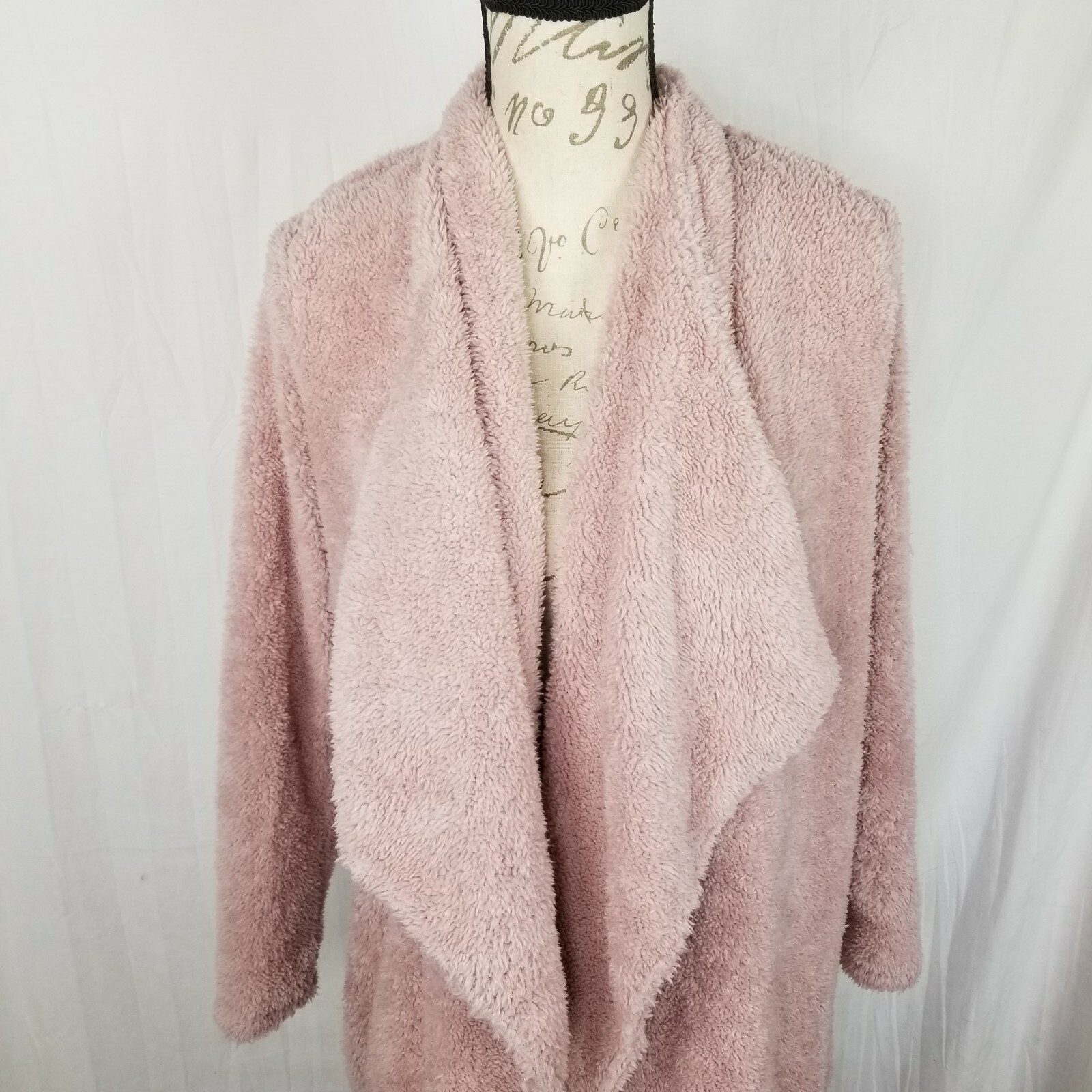 Gibson Pale Pink Open Front Cardigan - image 3