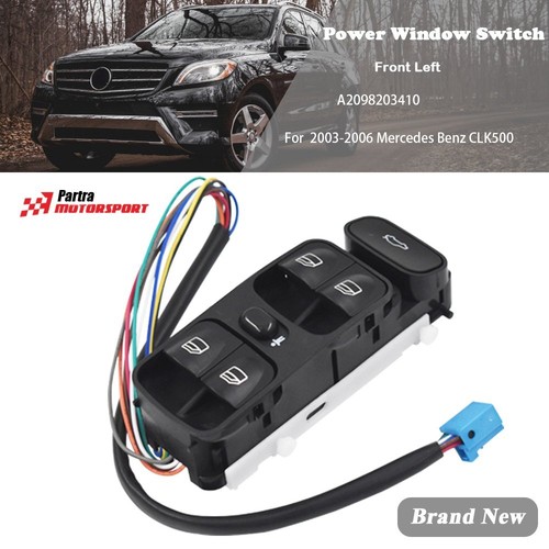 For 2003-2009 Mercedes C209 CLK320 CLK500 CLK550 Power Window Switch A2098203410 - 第 1/7 張圖片
