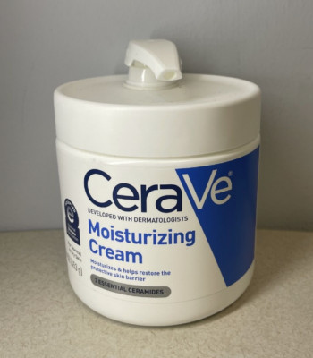 CeraVe Moisturizing Cream for Face & Body, Daily Moisturizer with Pump 16 oz