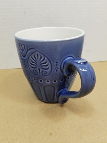 Pfaltzgraff Carmela Cobalt Blue Mug 4-1/4” Tall in Excellent Used Condition - Picture 2 of 5