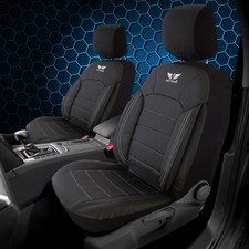 Sitzbezug fürs Auto passend Toyota C-HR in Schwarz Weiß Royal