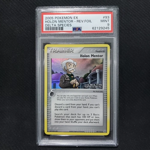 2005 Pokemon: HOLON MENTOR 93/113 - [Reverse Holo] [EX Delta Species] Mint PSA 9