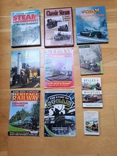 Bundle 10 Vintage Steam Railway Heritage Trains Books & Magazines