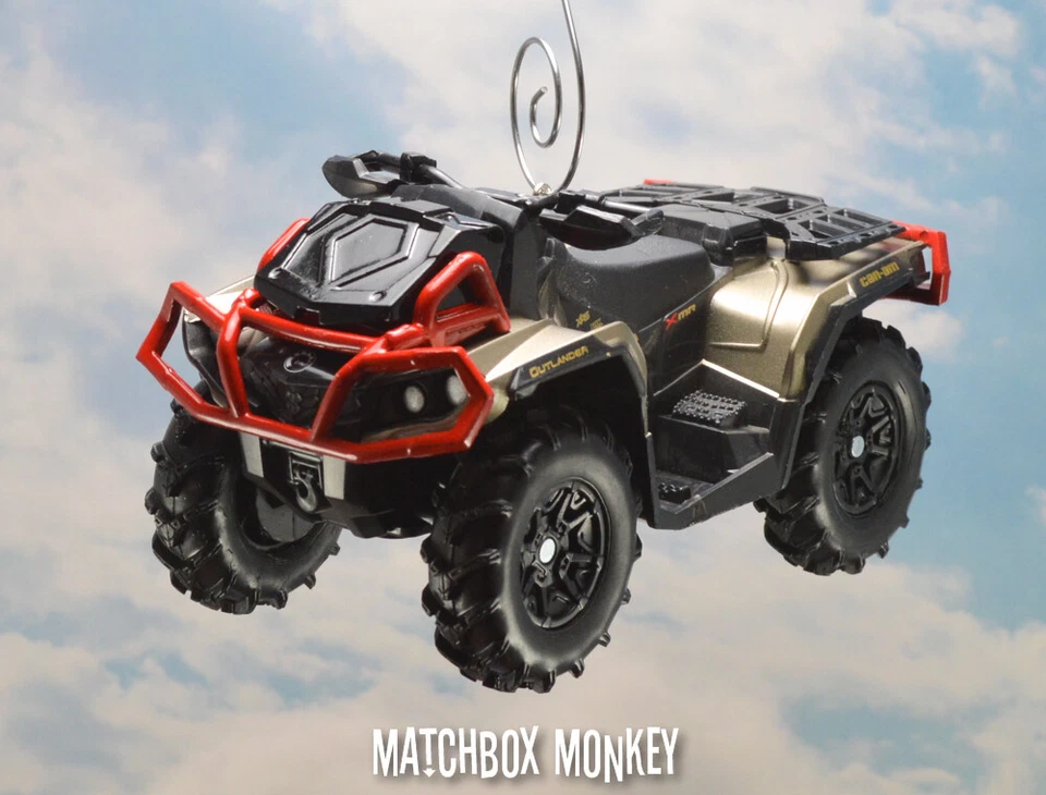 Custom Can-Am Outlander XMR 1000R ATV 4x4 Christmas Tree Ornament Honda Yamaha - Image 3 of 4