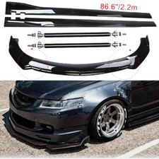 For Acura Rsx Font Bumper Lip Splitter Spoiler Side Skirts Glossy