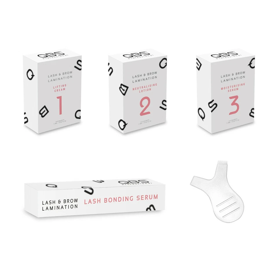 QBS Brow Lamination Kit | Eyebrow & Lash Lifting, Shaping & Tinting UK Made