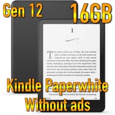 All-new Amazon Kindle Paperwhite 7" - 12th generation 2024 Without ads - 16GB