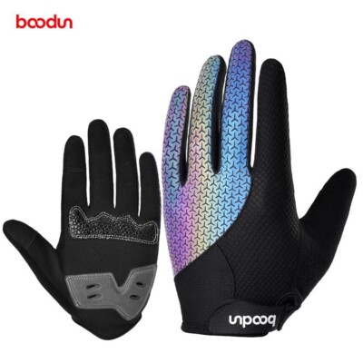 Fahrrad Reflektierende Handschuhe Outdoor Sport Gel Pad Racing Reiten Radhandschuhe