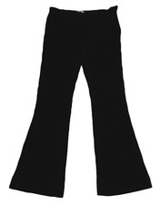 Gianni Versace Women's Black Wool Pull On Flare Pants Size 29x30
