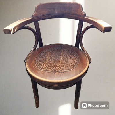 Bentwood Chair Mundus & J. J Kohn Austria Poland Thonet, Captains 