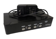 StarTech 4 Port 1U Rackmount USB KVM Switch w...