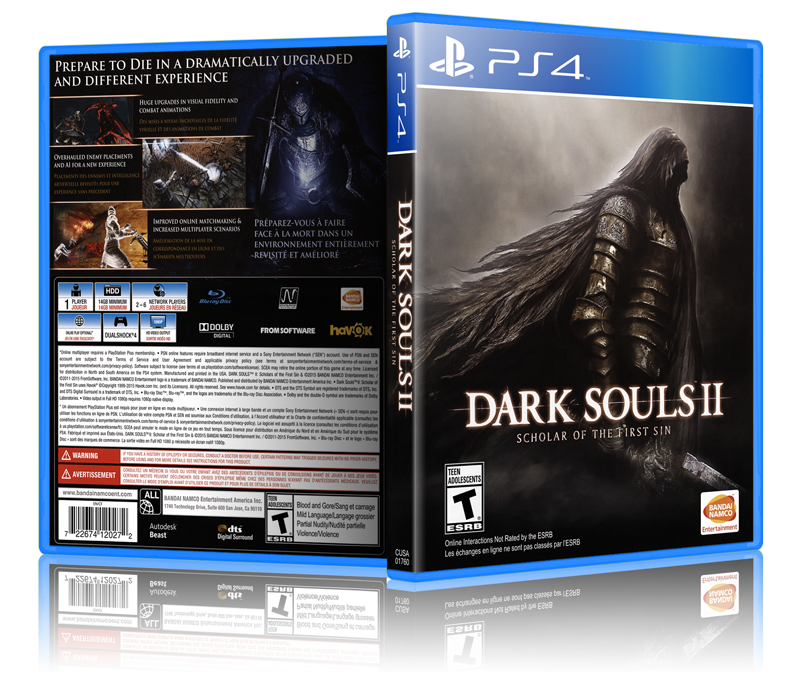 Dark Souls 2: Scholar of the First Sin PS4 Custom PS1 -  Israel