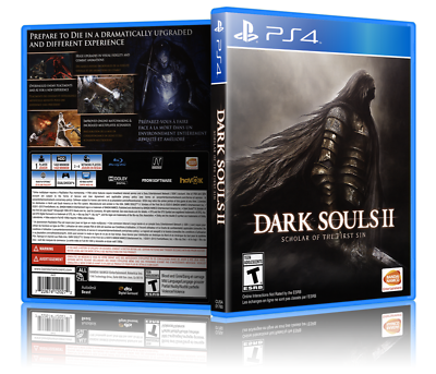 Dark Souls II: Scholar of the First Sin PS4 Replacement Box Insert Art Only