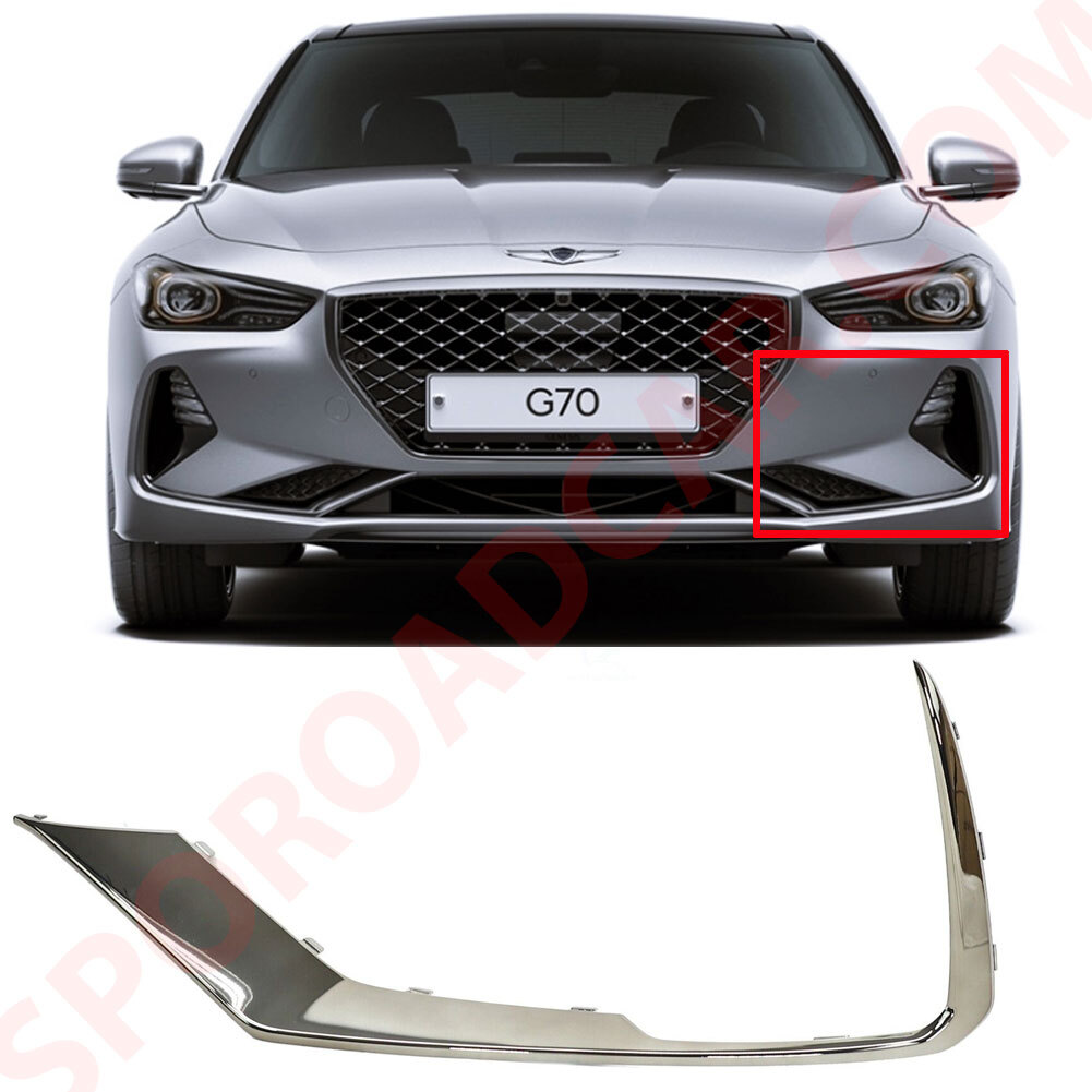Front Bumper Grille Trim Molding Lh side for Hyundai Genesis G70 2018 ...