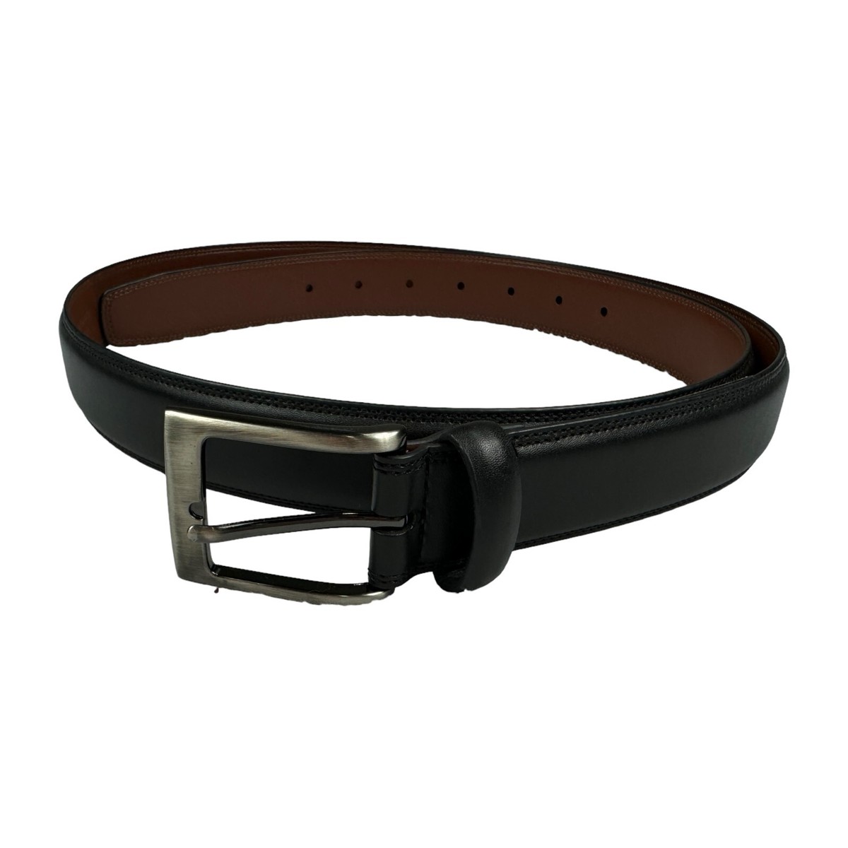 Solid Belt xL Stone Mountain One-Solid-Piece Genuine Leather Belt, Black  main image 4