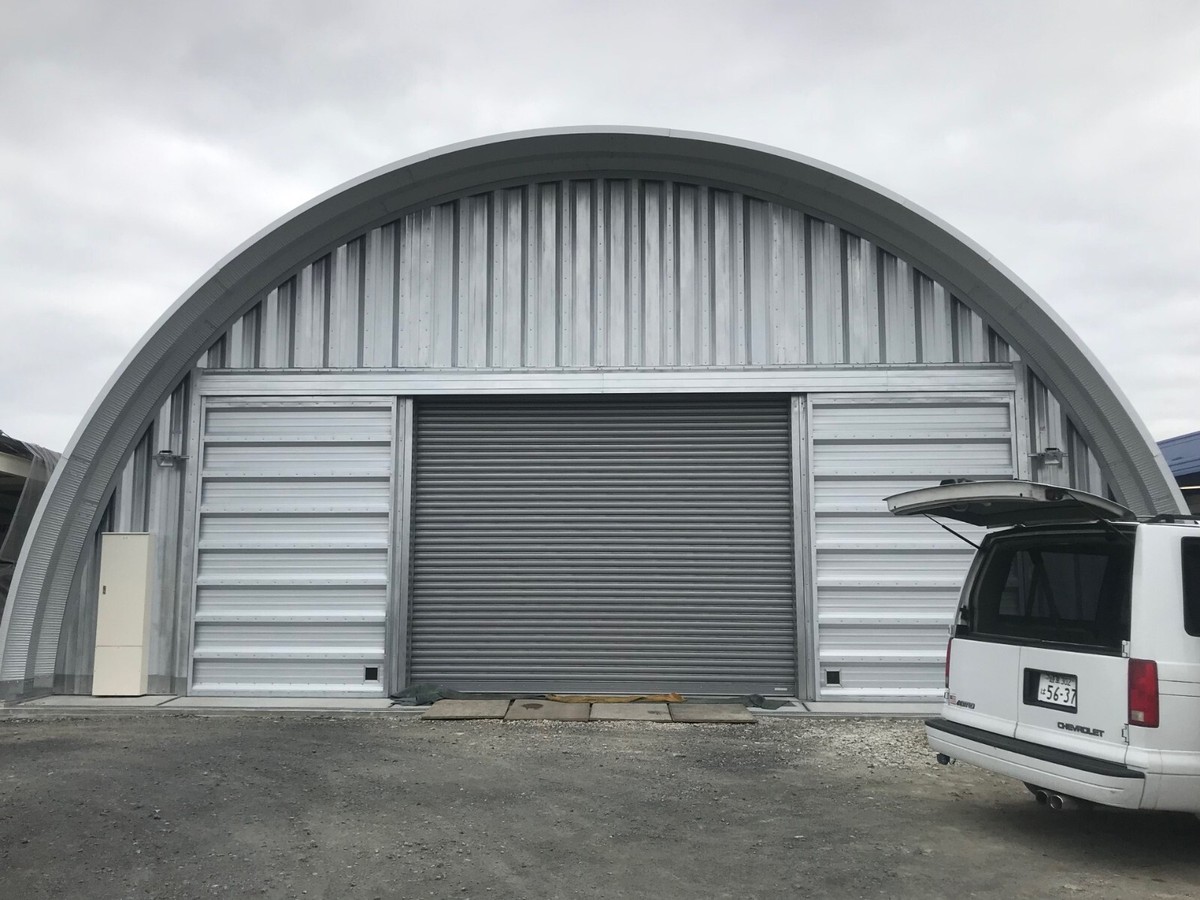 DuroSPAN Steel 44x44x14 Metal Quonset DIY Building Kits Open Ends Factory  DiRECT