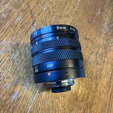 Vintage Camera Lens | TV Lens 8 mm F 1.3 | Made in Japan