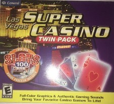 Las Vegas Super Casino Twin Pack PC,2004  NTSC GAME-NEW  SEALED-SHIPS N 24 HRS