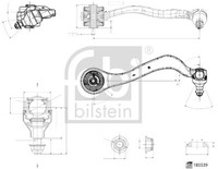 Febi Querlenker Vorne Rechts FüR BMW 3 G20 G80 G28 G21 G81 4 G22 G82 G23 G83