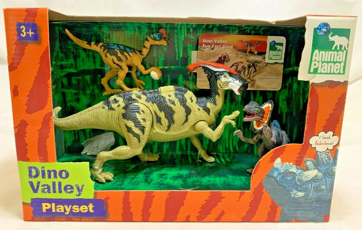 TRU Animal Planet PARASAUROLOPHUS DILOPHOSAURUS OVIRAPTOR - Main Image