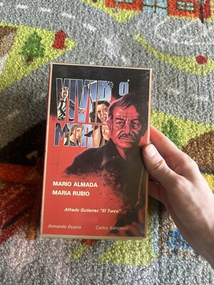 Vivir O Morir Rare Mexican Spanish HTF MDVC 1990 Oop Vhs