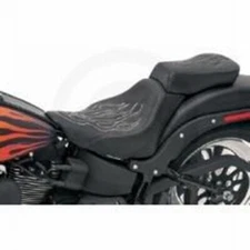 SADDLEMEN SEAT SOLO FLAME RED DYNA