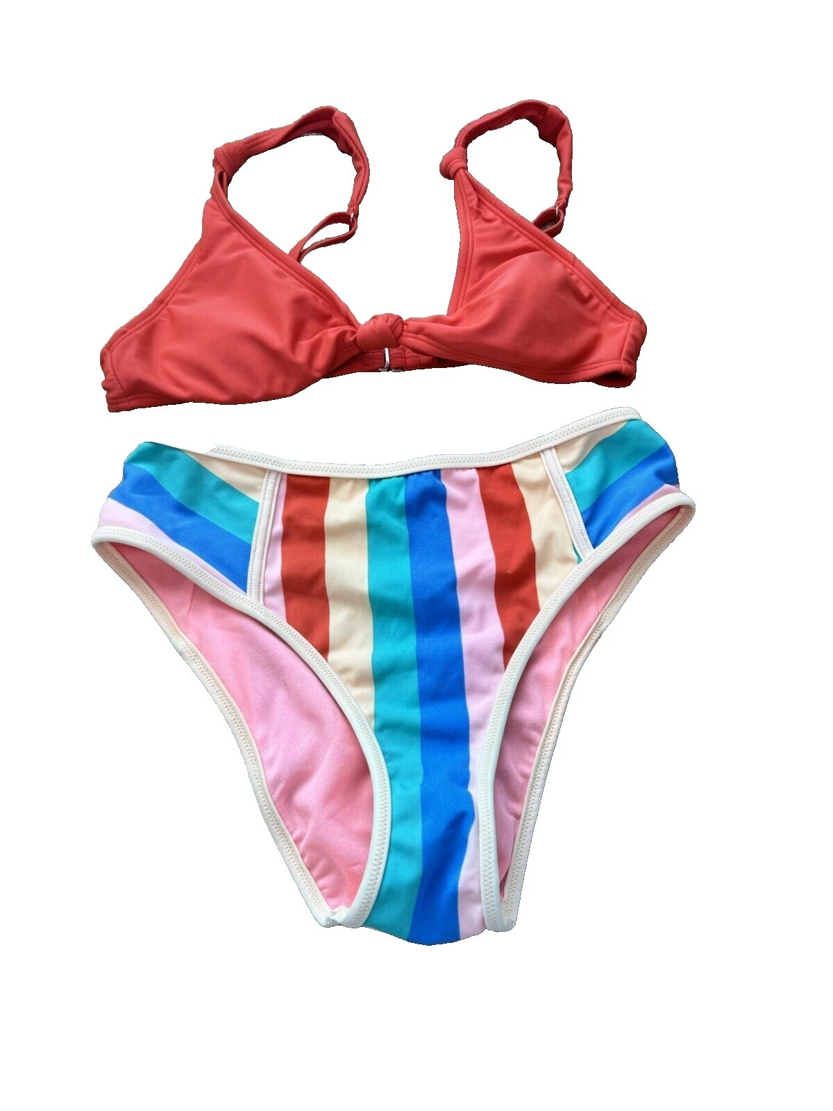 Traje de baño para mujer GB a rayas