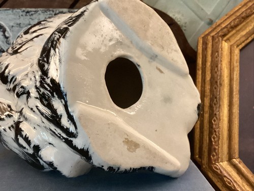 Vintage Mid Century Modern Springer Cocker Spaniel Pottery Bank No Stopper Dog - Picture 7 of 7
