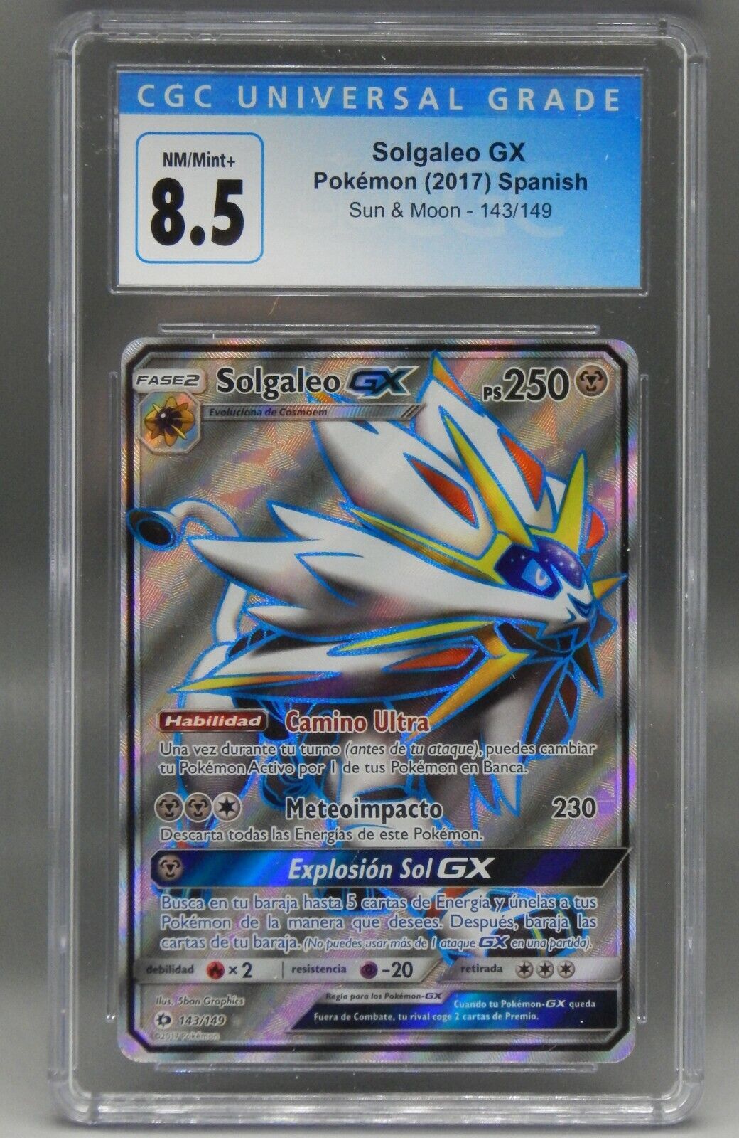 Solgaleo GX (Full) 143/149, Sun-Moon Base