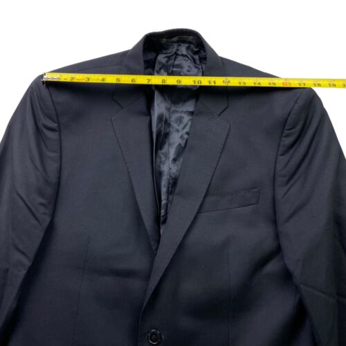 Gianni Versace Men’s 100% Wool 2-Button Blazer Navy Blue • 42R US | 52 IT - Picture 9 of 12
