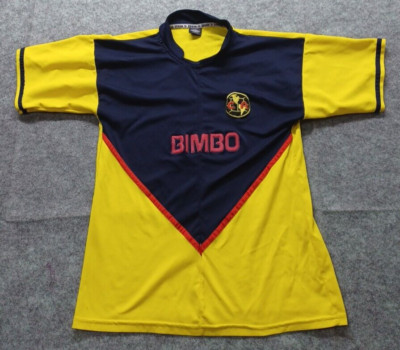 Vintage Club America Bimbo T-Shirt Men Small/Medium Yellow Navy - EDSON
